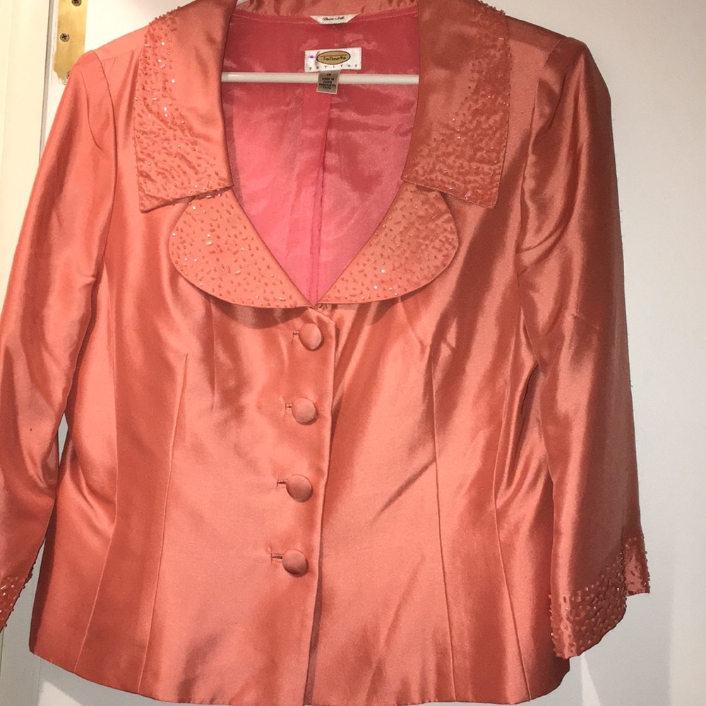 Coral jacket blazer